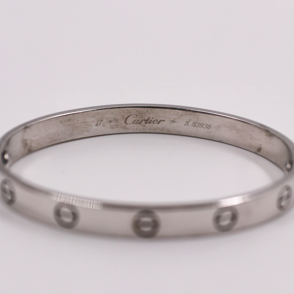 (7584_0119) Cartier WG 750 Love Breath 33.4g Bracelets & Bracelets (Precious Metal)