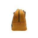 Gucci x Adidas Travel Bag Duffle Yellow And Brown Leather 702422