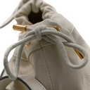 Gucci 1955 Horsebit White Leather Bucket Bag 602118
