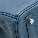 Hermes Birkin 30 Togo Silver Hardware Dark Blue Year 2019 Like New