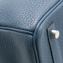 Hermes Birkin 30 Togo Silver Hardware Dark Blue Year 2019 Like New