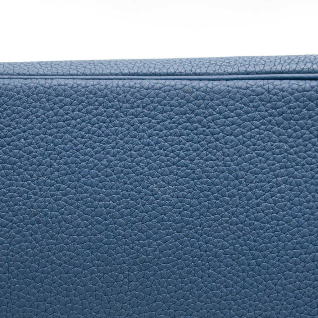 Hermes Birkin 30 Togo Silver Hardware Dark Blue Year 2019 Like New
