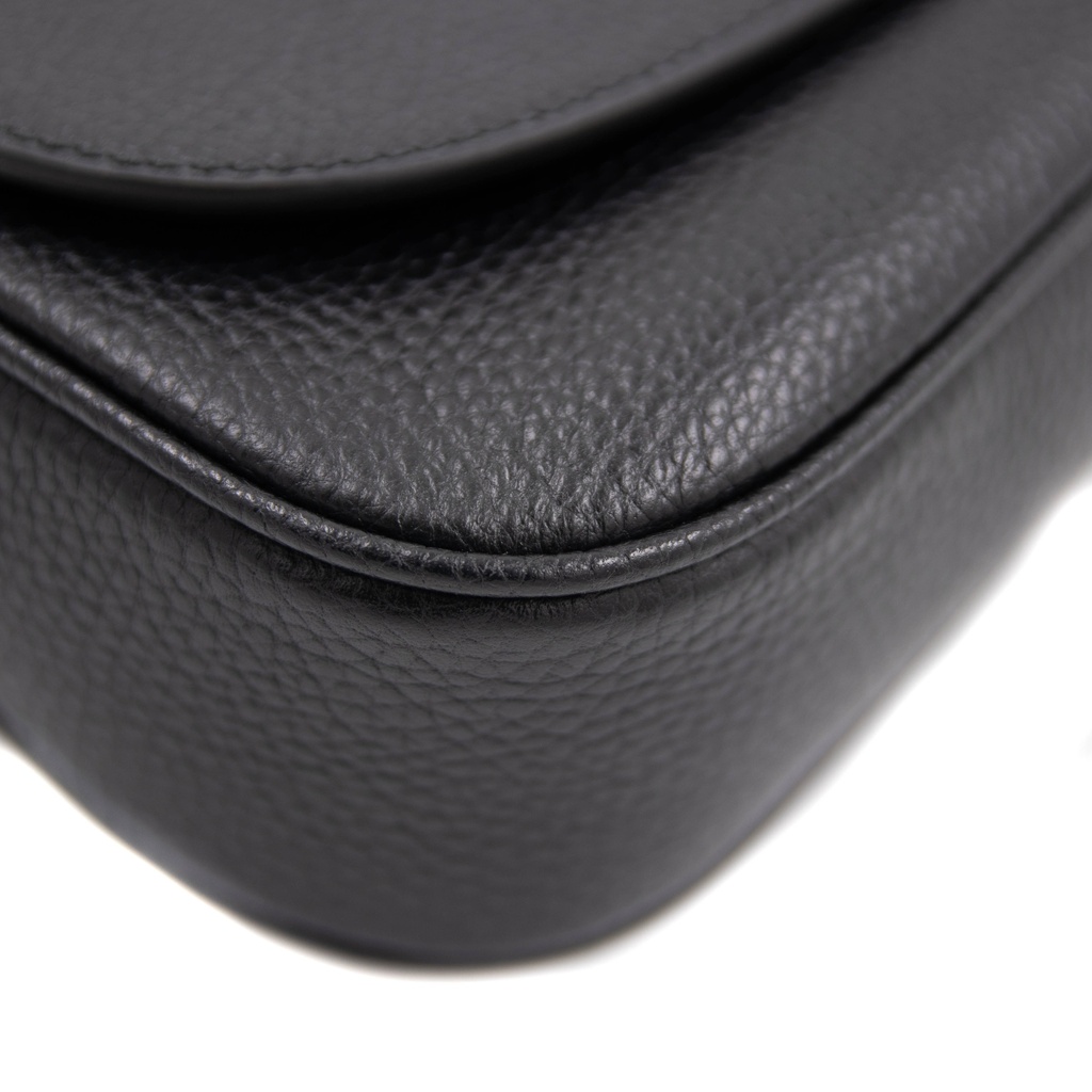 Gucci Soho Disco GG Black Tassel Chain Crossbody Bag 536224