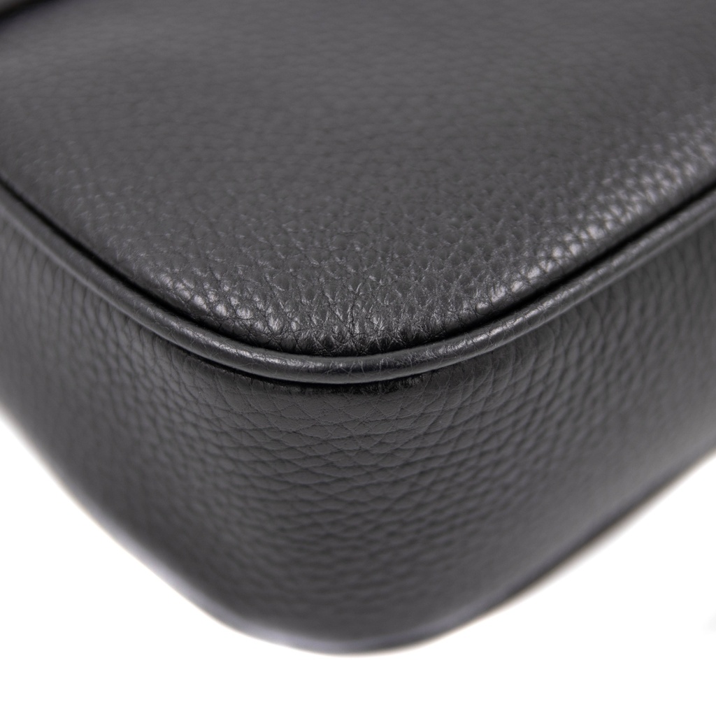 Gucci Soho Disco GG Black Tassel Chain Crossbody Bag 536224
