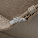 Prada Glace Crossbody Shoulder Bag Beige Leather