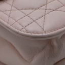 Christian Dior Lambskin Cannage Large Dioraddict Flap Rose Poudre