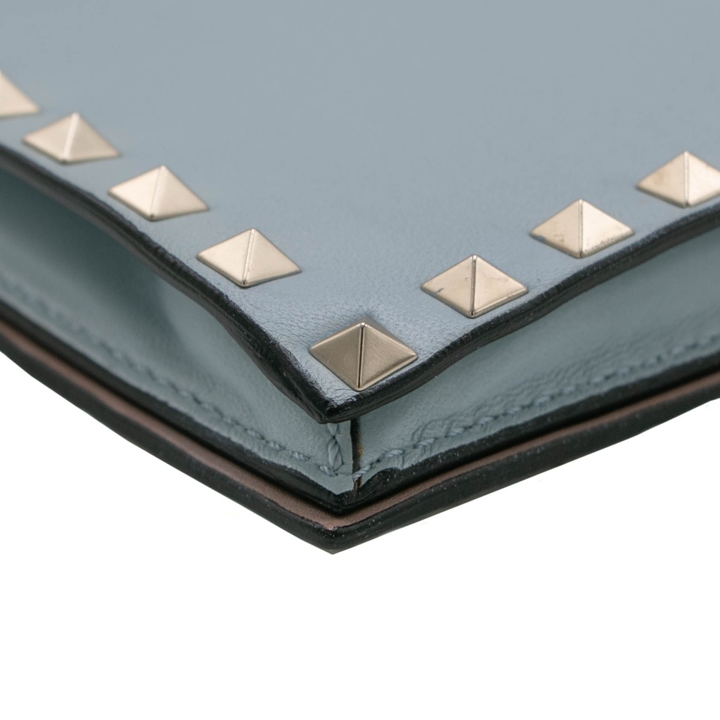 Valentino Garavani Nappa Small Rockstud Wristlet Clutch 