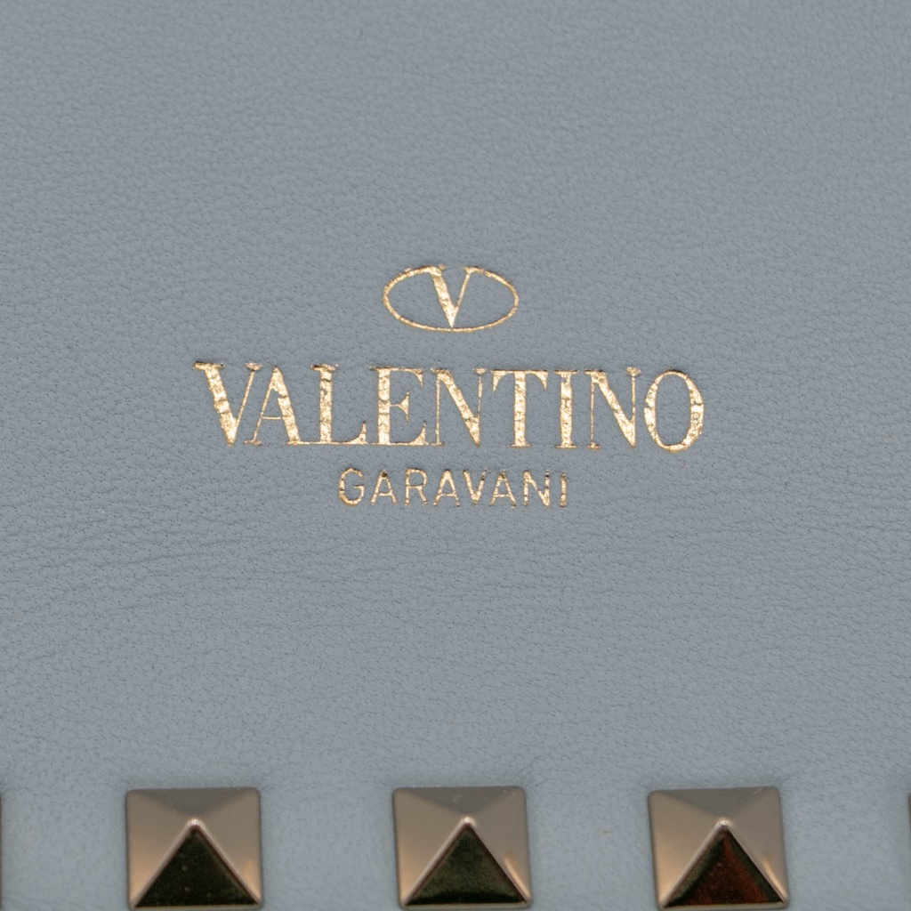 Valentino Garavani Nappa Small Rockstud Wristlet Clutch 