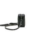 Valentino Garavani Grained Calfskin Rockstud Crossbody Bag Black