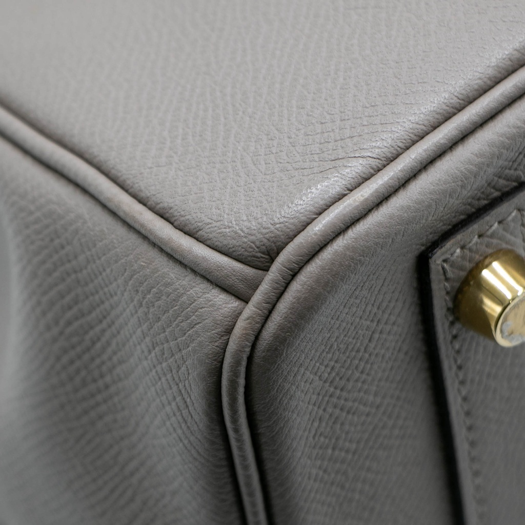 Hermes Birkin 30 Grey Togo Gold Hardware Year 2018 Like New
