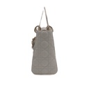 Christian Dior Lady Dior Cannage Leather Handbag White