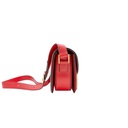 Valentino Garavani Supervee Leather Medium Red Crossbody Bag 