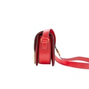 Valentino Garavani Supervee Leather Medium Red Crossbody Bag 