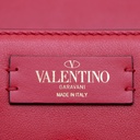 Valentino Garavani Supervee Leather Medium Red Crossbody Bag 