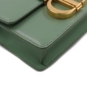 Christian Dior Calfskin 30 Montaigne Flap Bag Mint Green