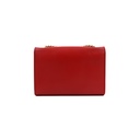 Saint Laurent Calfskin Medium Classic Monogram Kate Tassel Satchel Red