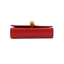 Saint Laurent Calfskin Medium Classic Monogram Kate Tassel Satchel Red