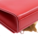 Saint Laurent Calfskin Medium Classic Monogram Kate Tassel Satchel Red