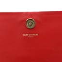 Saint Laurent Calfskin Medium Classic Monogram Kate Tassel Satchel Red