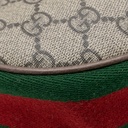 Gucci Ophidia Mini Beige And Ebony GG Supreme Canvas 658551