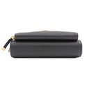 Christian Dior Grained Calfskin Caro Double Pouch Black