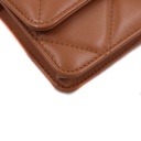 Chanel Lambskin Quilted Chanel 19 Flap Belt Bag Brown