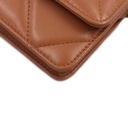 Chanel Lambskin Quilted Chanel 19 Flap Belt Bag Brown