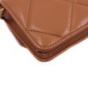Chanel Lambskin Quilted Chanel 19 Flap Belt Bag Brown