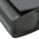 Saint Laurent Smooth Calfskin Medium Monogram Kate Tassel Satchel Black
