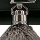 Saint Laurent Smooth Calfskin Medium Monogram Kate Tassel Satchel Black