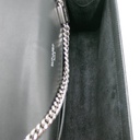 Saint Laurent Smooth Calfskin Medium Monogram Kate Tassel Satchel Black