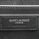 Saint Laurent Smooth Calfskin Medium Monogram Kate Tassel Satchel Black