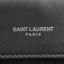 Saint Laurent Smooth Calfskin Medium Monogram Kate Tassel Satchel Black