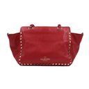 Valentino Garavani Vitello Small Rockstud Tote Rosso Valentino