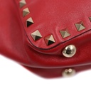 Valentino Garavani Vitello Small Rockstud Tote Rosso Valentino
