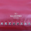 Valentino Garavani Vitello Small Rockstud Tote Rosso Valentino
