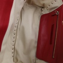 Valentino Garavani Vitello Small Rockstud Tote Rosso Valentino
