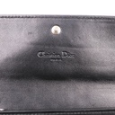 Christian Dior Lambskin Cannage Lady Dior Wallet On Chain Black