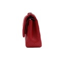 Chanel Caviar Quilted Jumbo Double Flap Red Bag