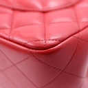 Chanel Caviar Quilted Jumbo Double Flap Red Bag