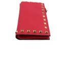 Valentino Garavani Calfskin Rockstud Zip Around Wallet 