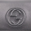 Gucci Soho Wallet on Chain Black Leather Cross Body Bag 598211