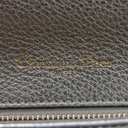 Christian Dior Metallic Grained Calfskin Medium Diorama Flap Bag Gold