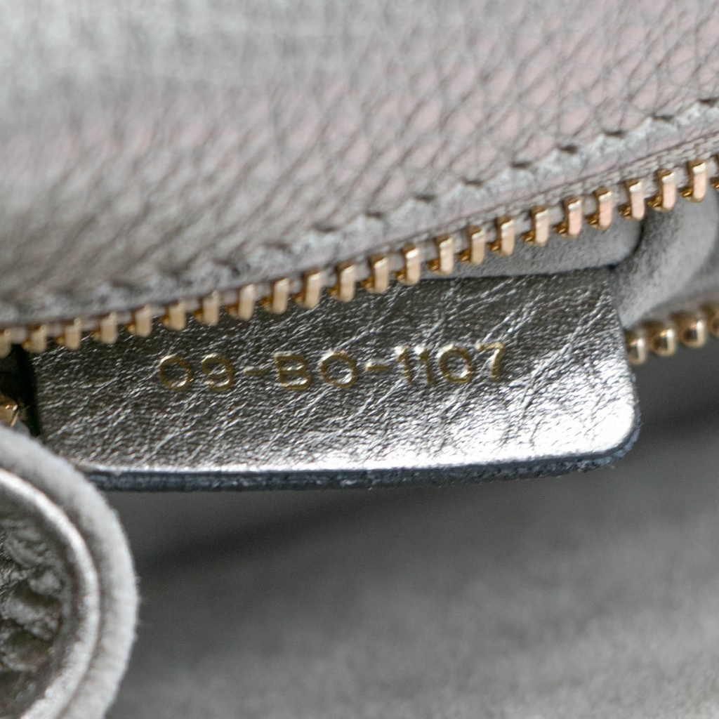 Christian Dior Metallic Grained Calfskin Medium Diorama Flap Bag Gold