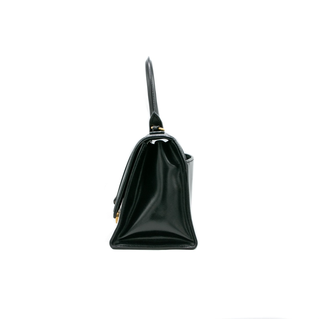 Balenciaga Hourglass Small Handbag Black