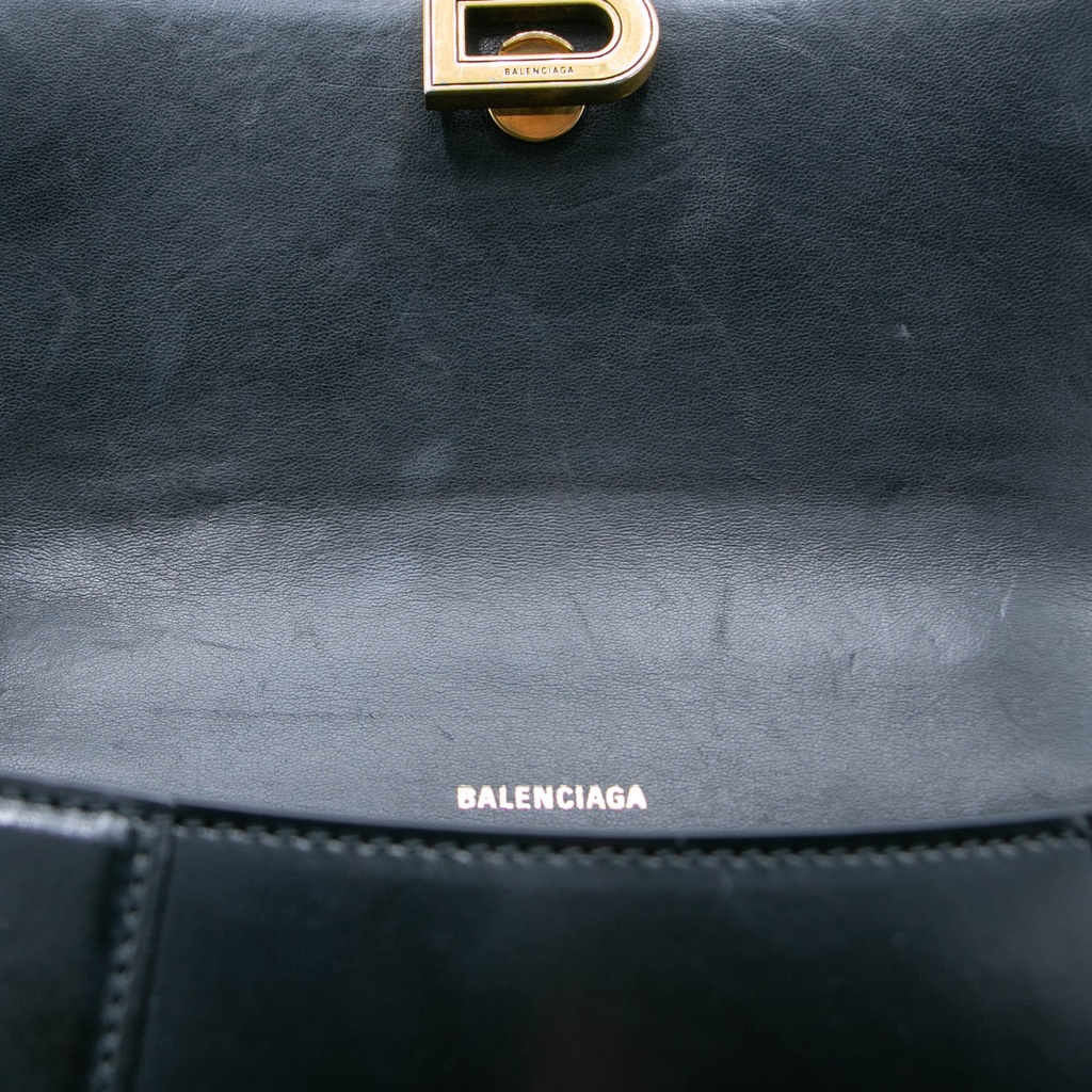 Balenciaga Hourglass Small Handbag Black