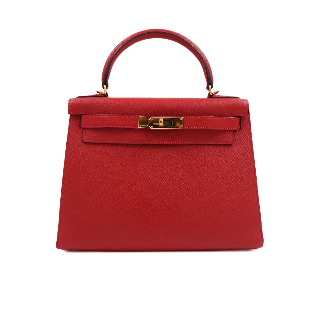 Hermes Kelly 28 Epsom Leather 2018 Red