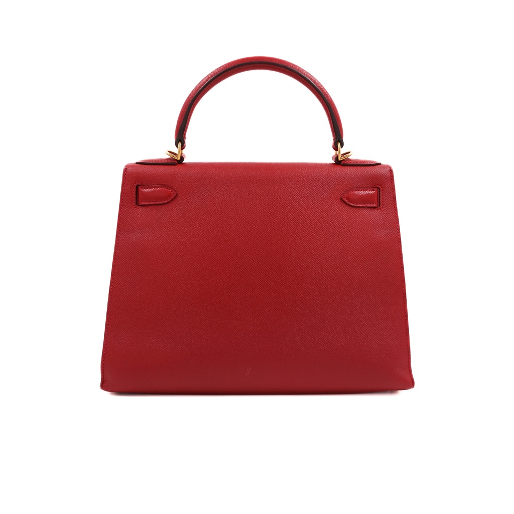 Hermes Kelly 28 Epsom Leather 2018 Red