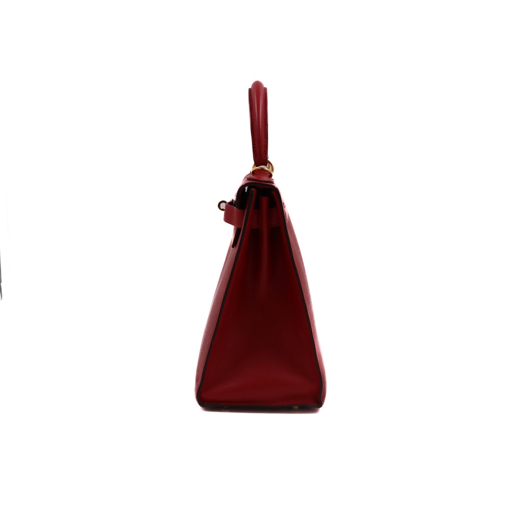 Hermes Kelly 28 Epsom Leather 2018 Red