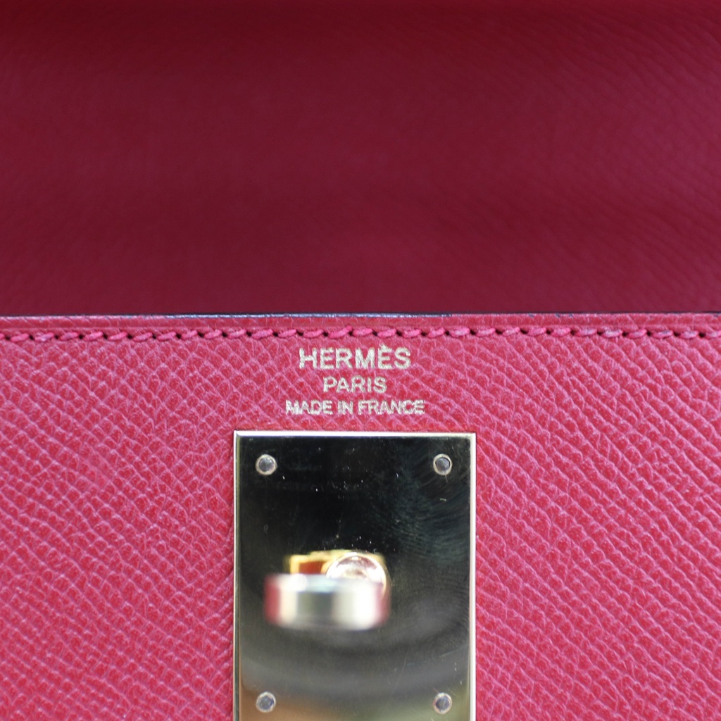 Hermes Kelly 28 Epsom Leather 2018 Red